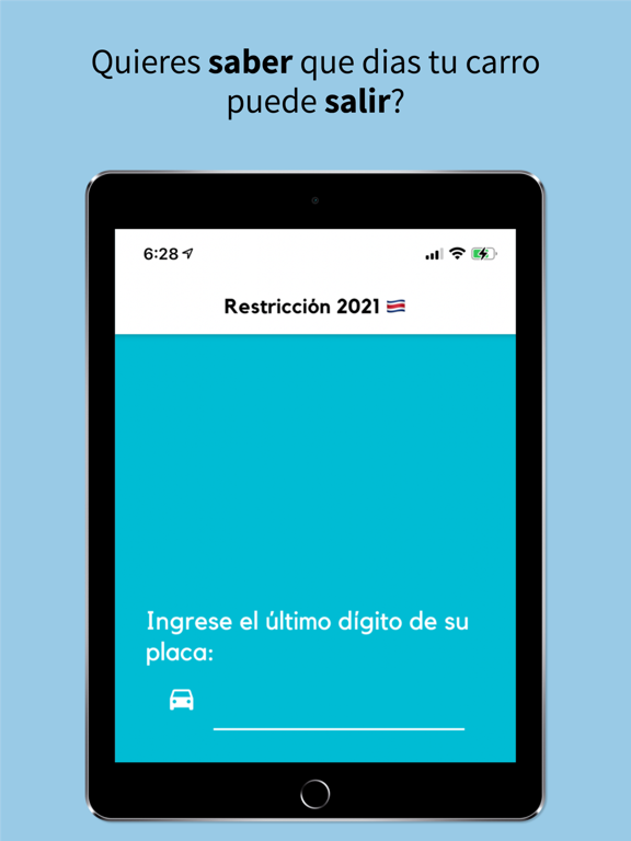 Restriccion CR iPad screenshot