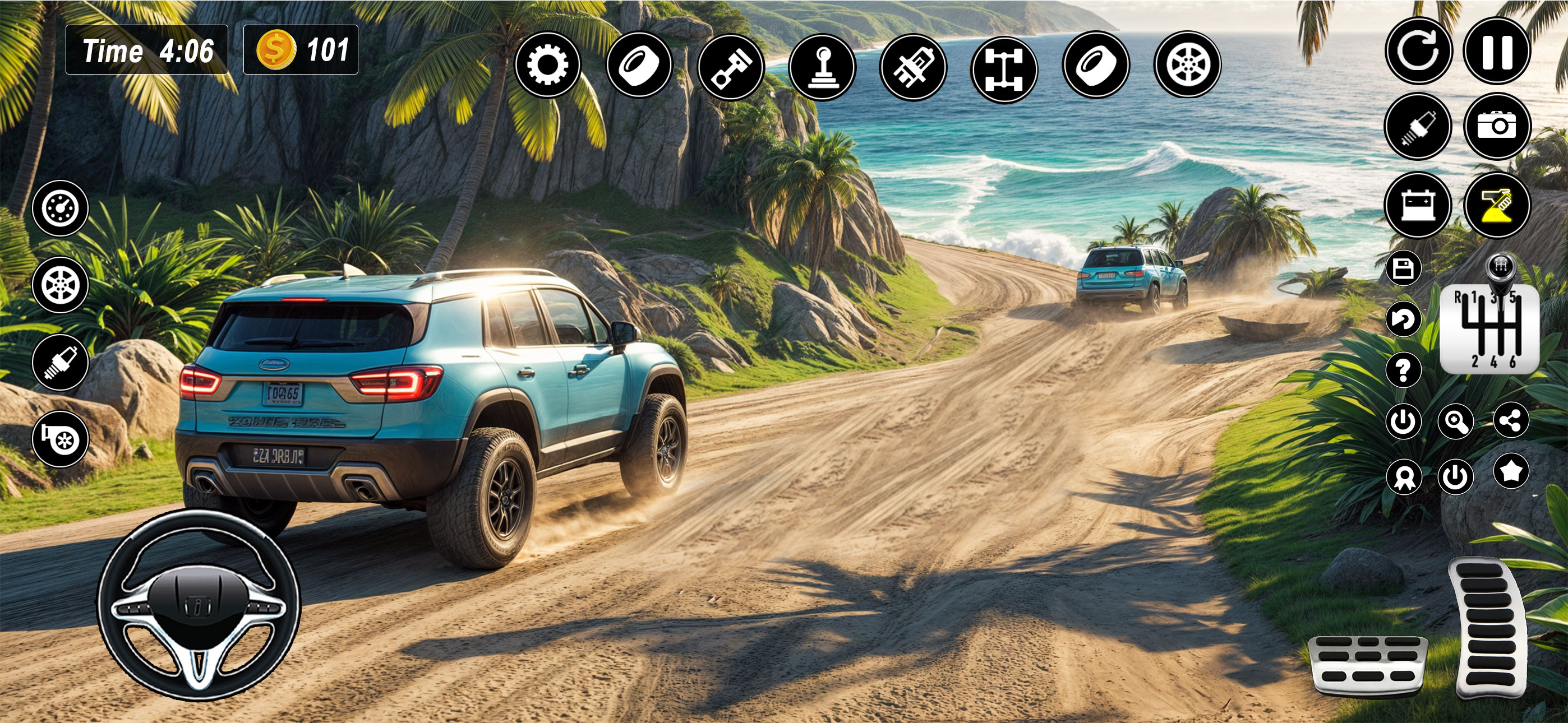 Offroad 4x4 Jeep Parking Game screenshot 3