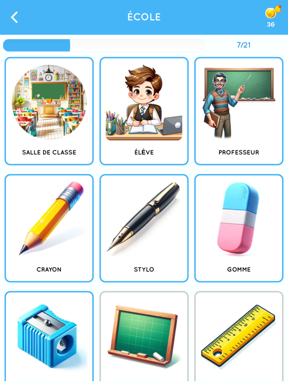Learn French for beginners iPad screenshot 10 - Education app