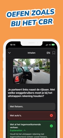 Auto Theorie Examen Oefenen 26 screenshot