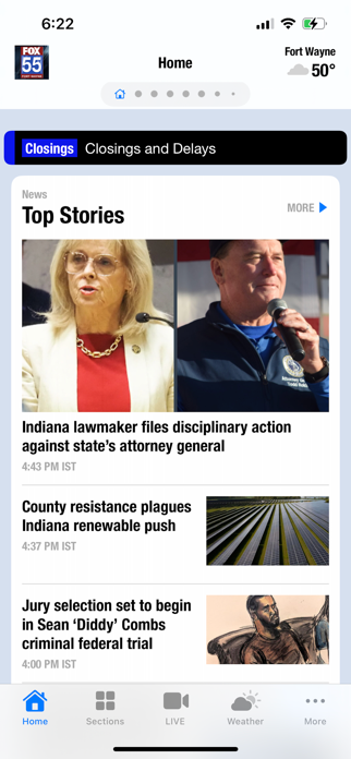 FOX 55 Fort Wayne Screenshot 2 of 5