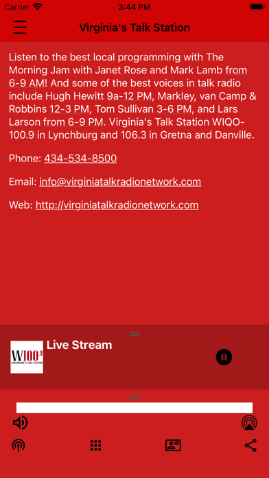 Virginia's Talk Station Screenshot