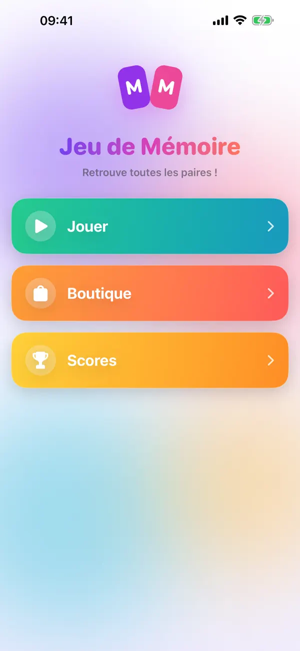 Screenshot #1 pour Memo : Paires personnalisables