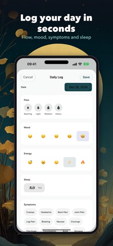 Cyla - Private Period Tracker Screenshot 3 of 8