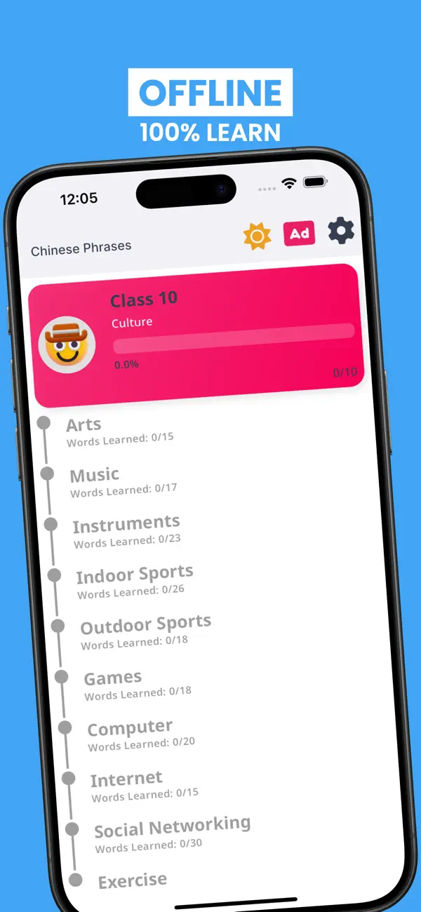 Screenshot #2 pour Learn Chinese Mandarin Phrases