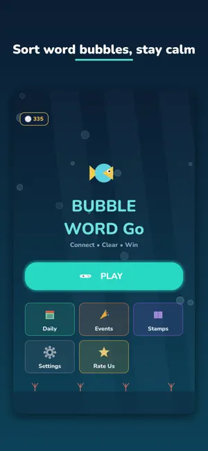 Bubble Words Merge Puzzle screenshot 1