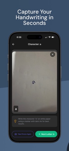 Handwriting Font Maker screenshot