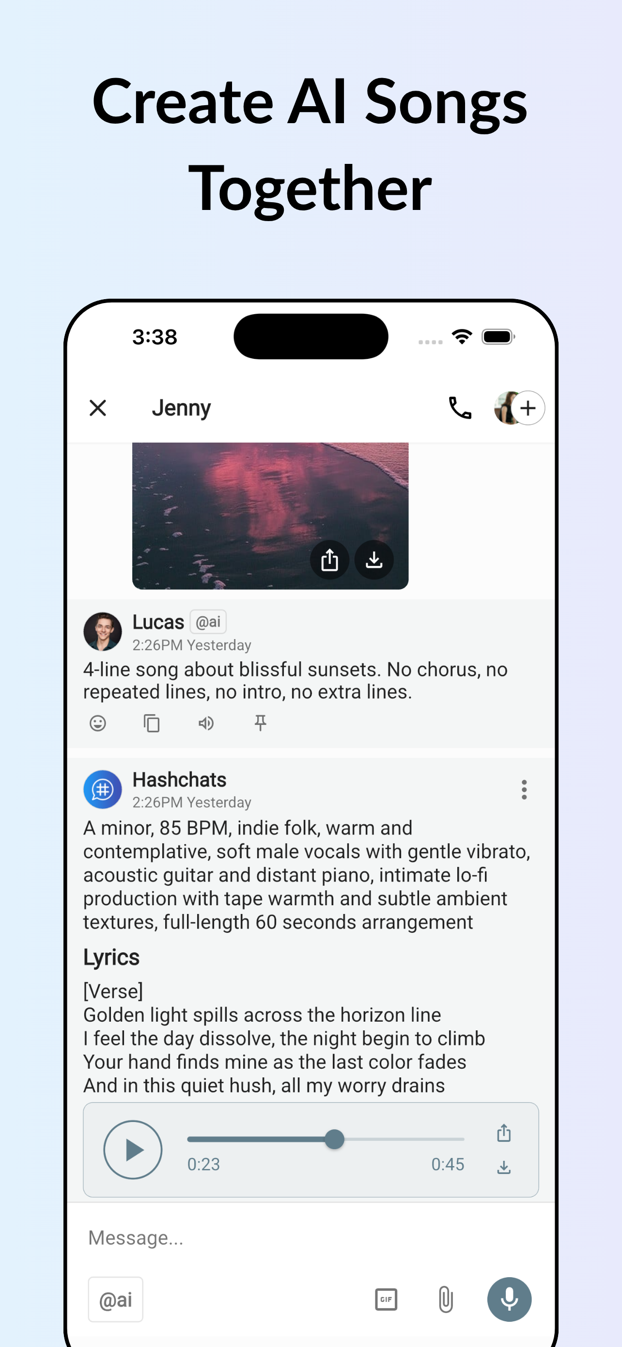 Hashchats - AI Group Messenger