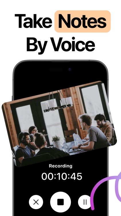 Bottm: Transcribe Speech Notes