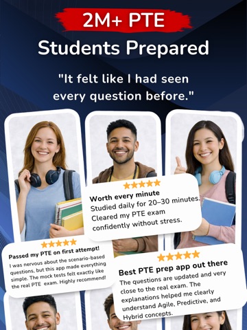 PTE Exam Prep 2026: PTE Focus iPad screenshot