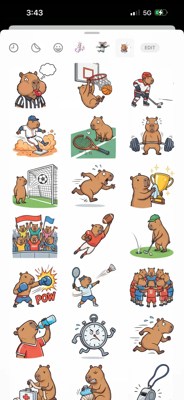 Screenshot #1 pour Chaotic Sports Stickers