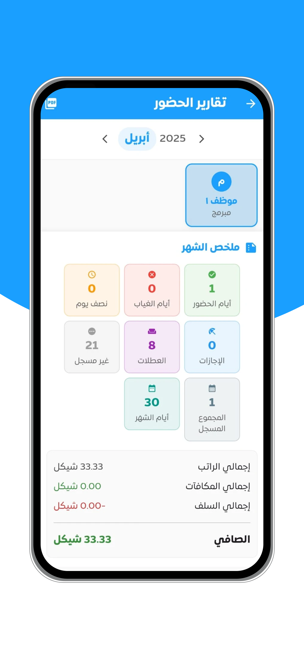 مدير الحضور