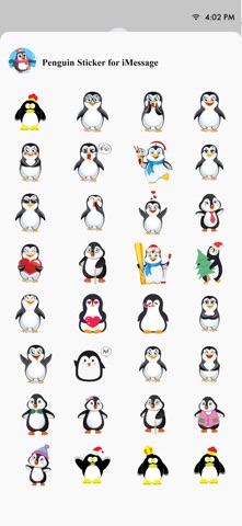 Penguin Sticker for iMessage Screenshot 3 of 4
