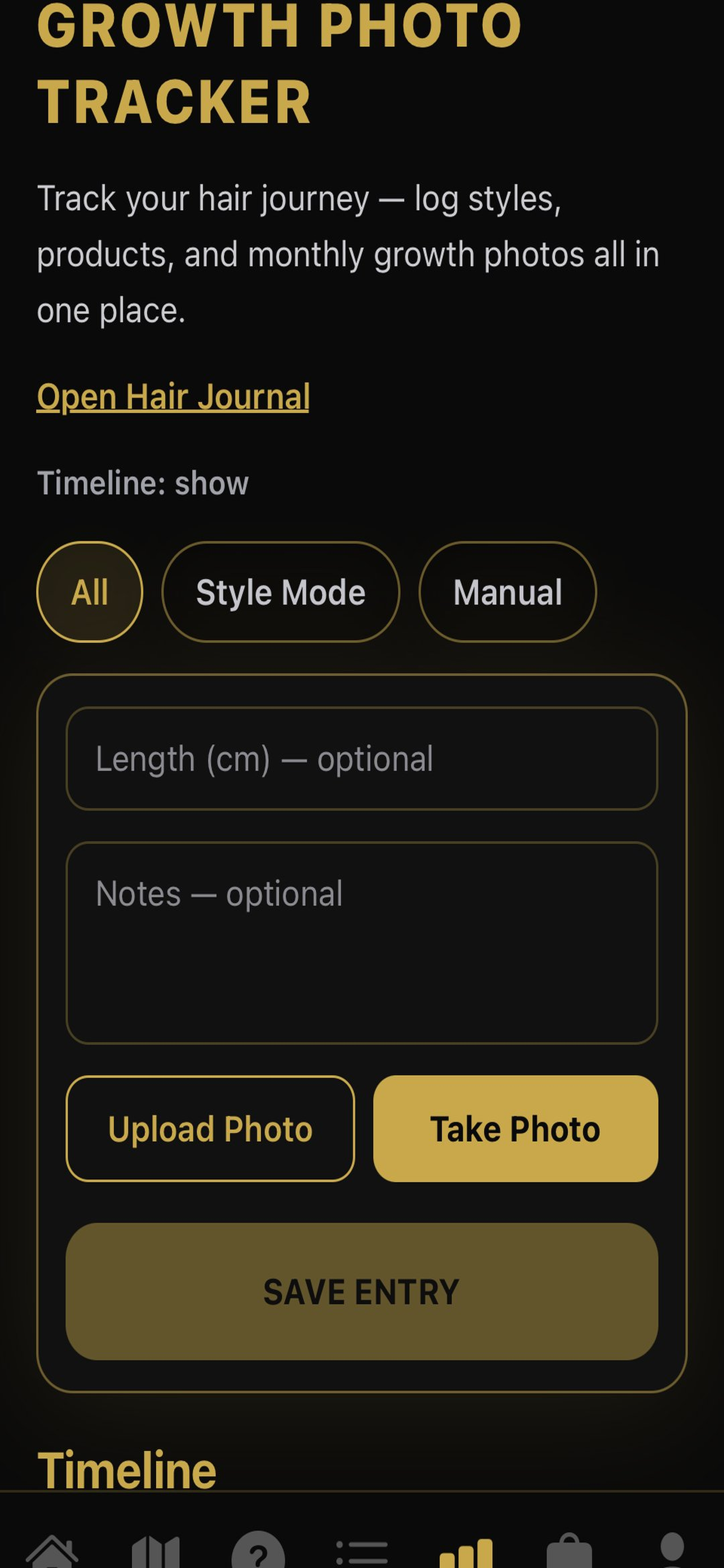 StrandLab: Hair Growth Tracker