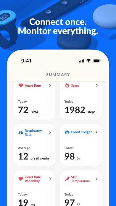 Screenshot #1 pour Aidlab: Health and Fitness