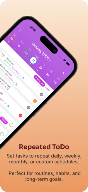 Todo Aid - To Do List & Habit screenshot 2