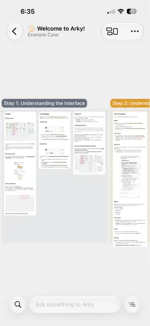 Arky - Your Knowledge Canvas screenshot 3