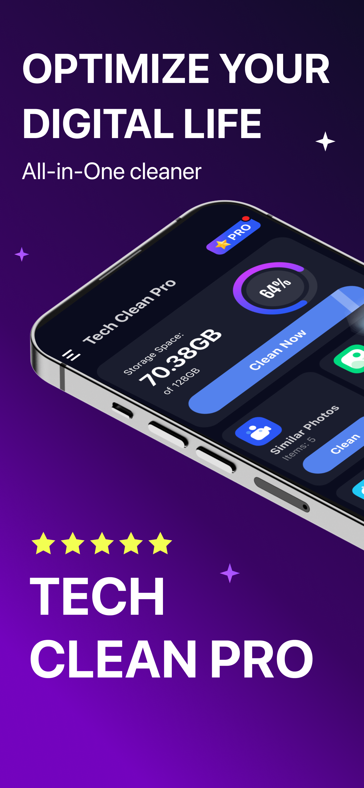 Tech Clean Pro-Storage Cleaner