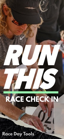 Race Check In screenshot