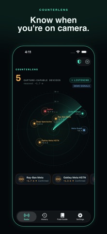 Counterlens: Camera Radar Screenshot 1 of 8