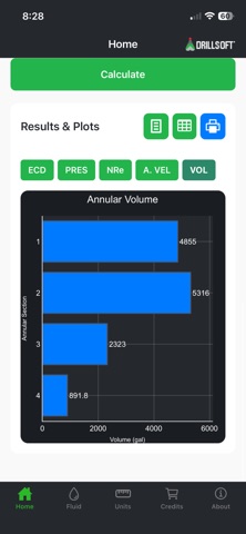 ECD Calculator screenshot