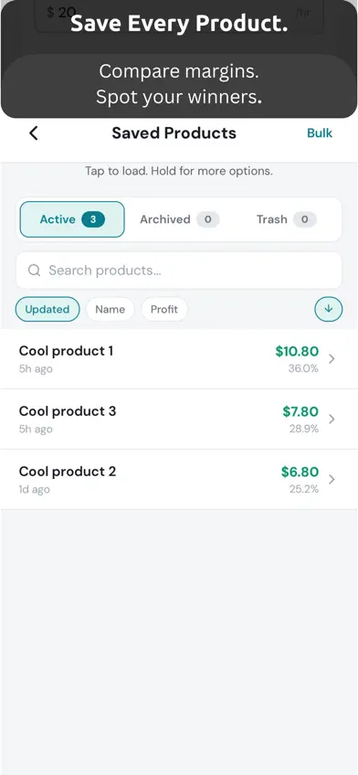 True Margin Basic screenshot 5