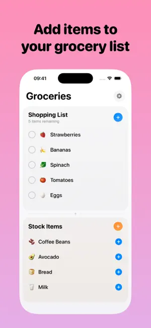 GrocyList: Grocery List screenshot 1