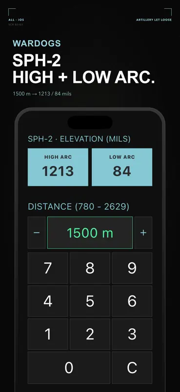 ALL - HLL Artillery Calculator screenshot 2 of 3