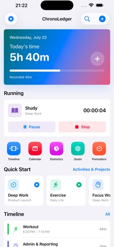 Time Tracker: ChronoLedger Screenshot 3 of 10