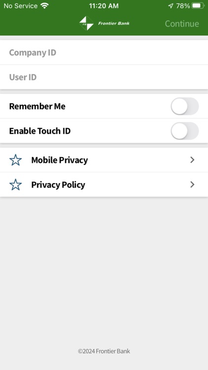 FrontierBank Business