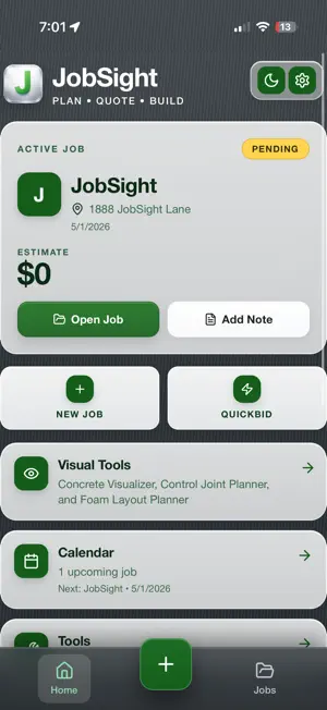 Concrete Tools - JobSight screenshot 1