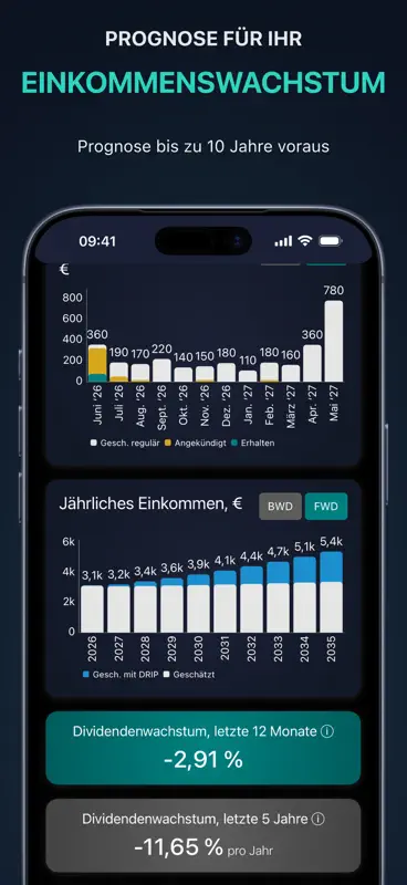 DivTracker: Dividenden Börse screenshot 2 of 5