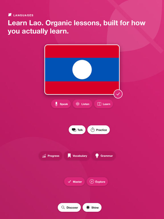 Learn Lao - LingoBloom iPad screenshot