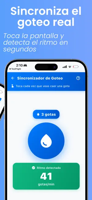 Goterum: Calculadora Goteo IV iPhone screenshot 3