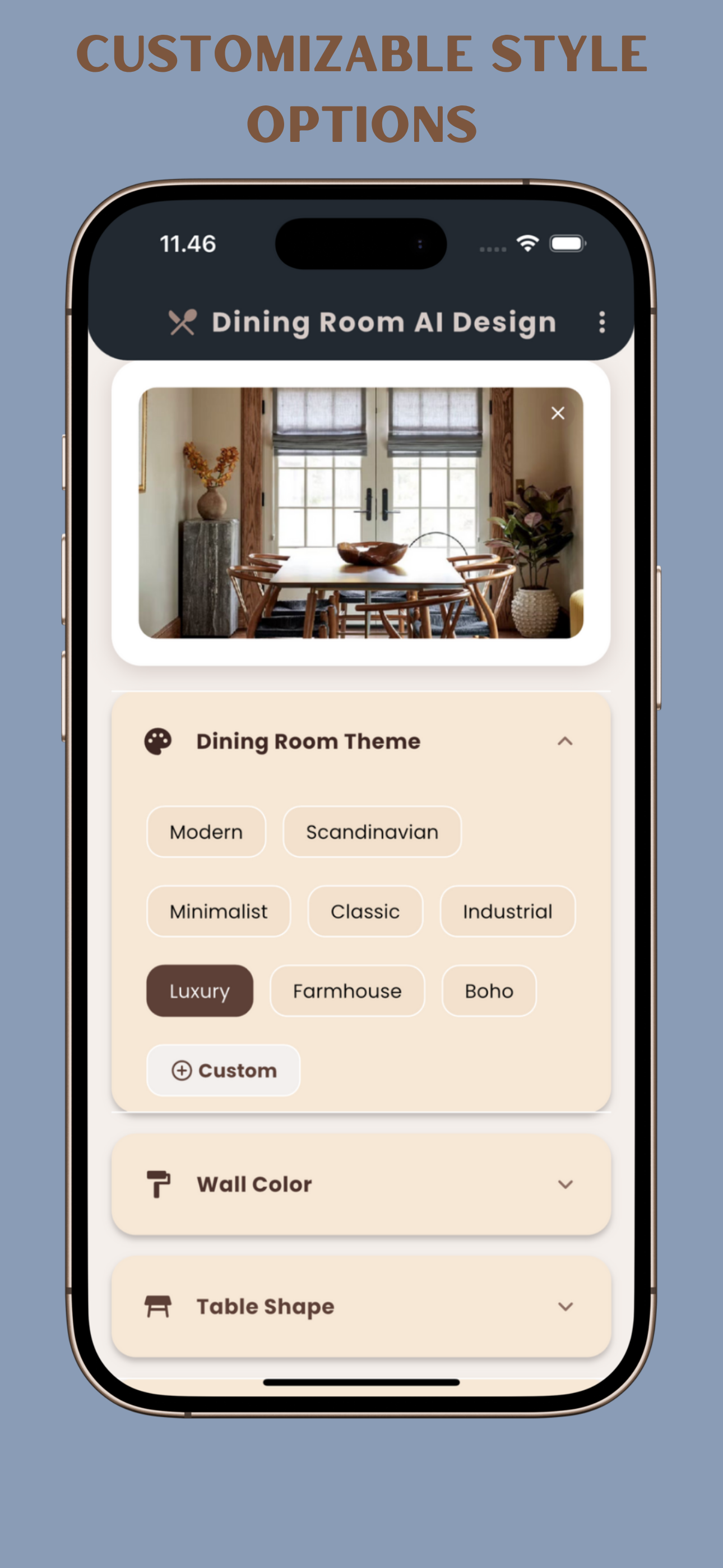 AI Dining Room Design Makeover