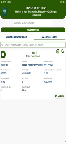 LONDE JEWELLERS PVT LTD screenshot