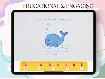 Crayon Draw: Drawing Pad iPad screenshot