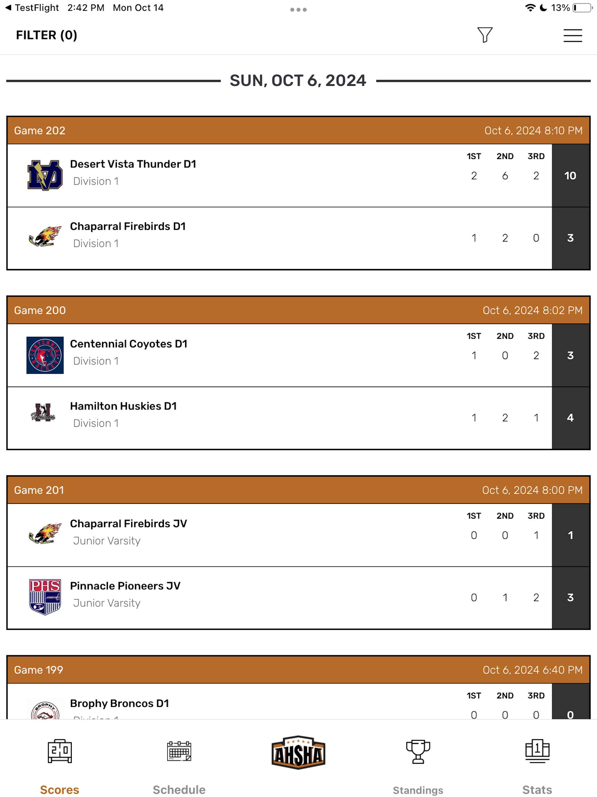 AHSHA Hockey