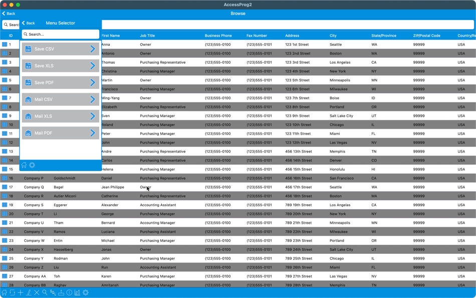 #6. AccessProg3 - Access Client (macOS) Tekijänä: Balasubramanian Ramanathan