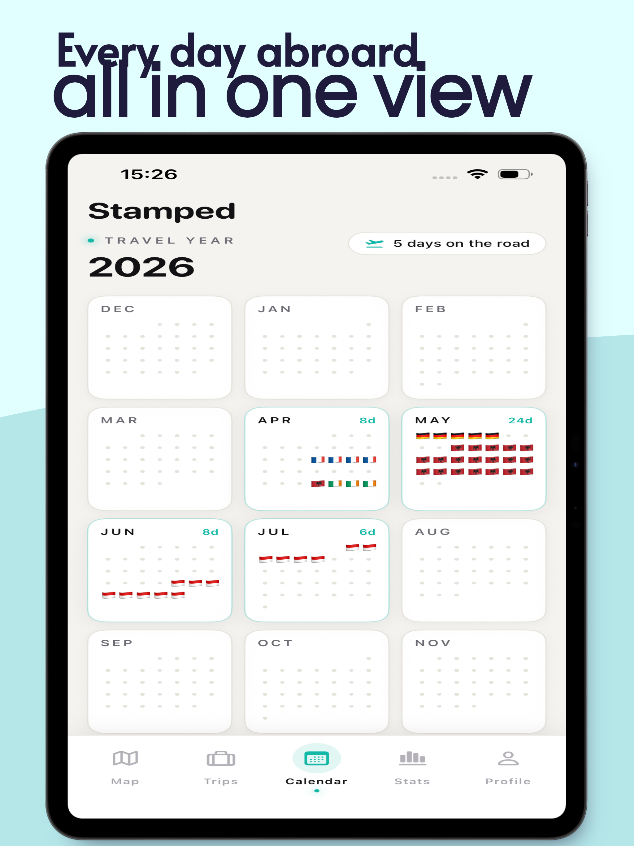 Stamped: Travel Map Tracker