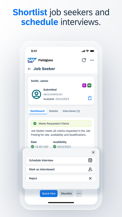 Screenshot #3 pour SAP Fieldglass Manager Hub