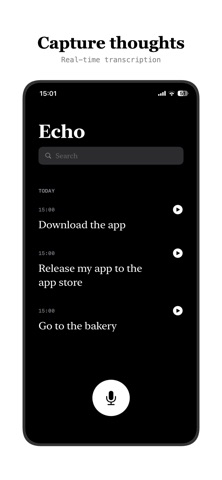 Echo - Voice Notes App Screenshot 1 of 6