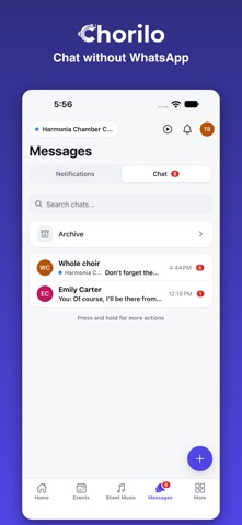Chorilo – The Choir App Screenshot 6 of 9