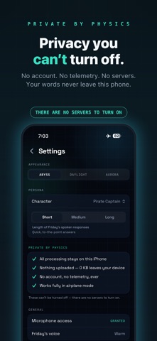 Talking Friday: AI Voice Chat Screenshot 3 of 6