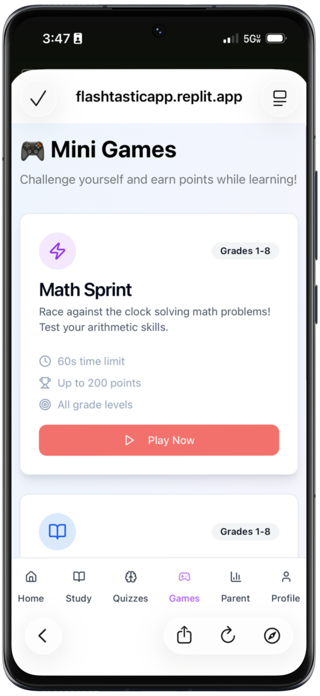 FlashTastic K-8 Learning Games Screenshot 10 of 10