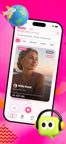 Moliv - Video Call & Chat，Talk iPhone screenshot