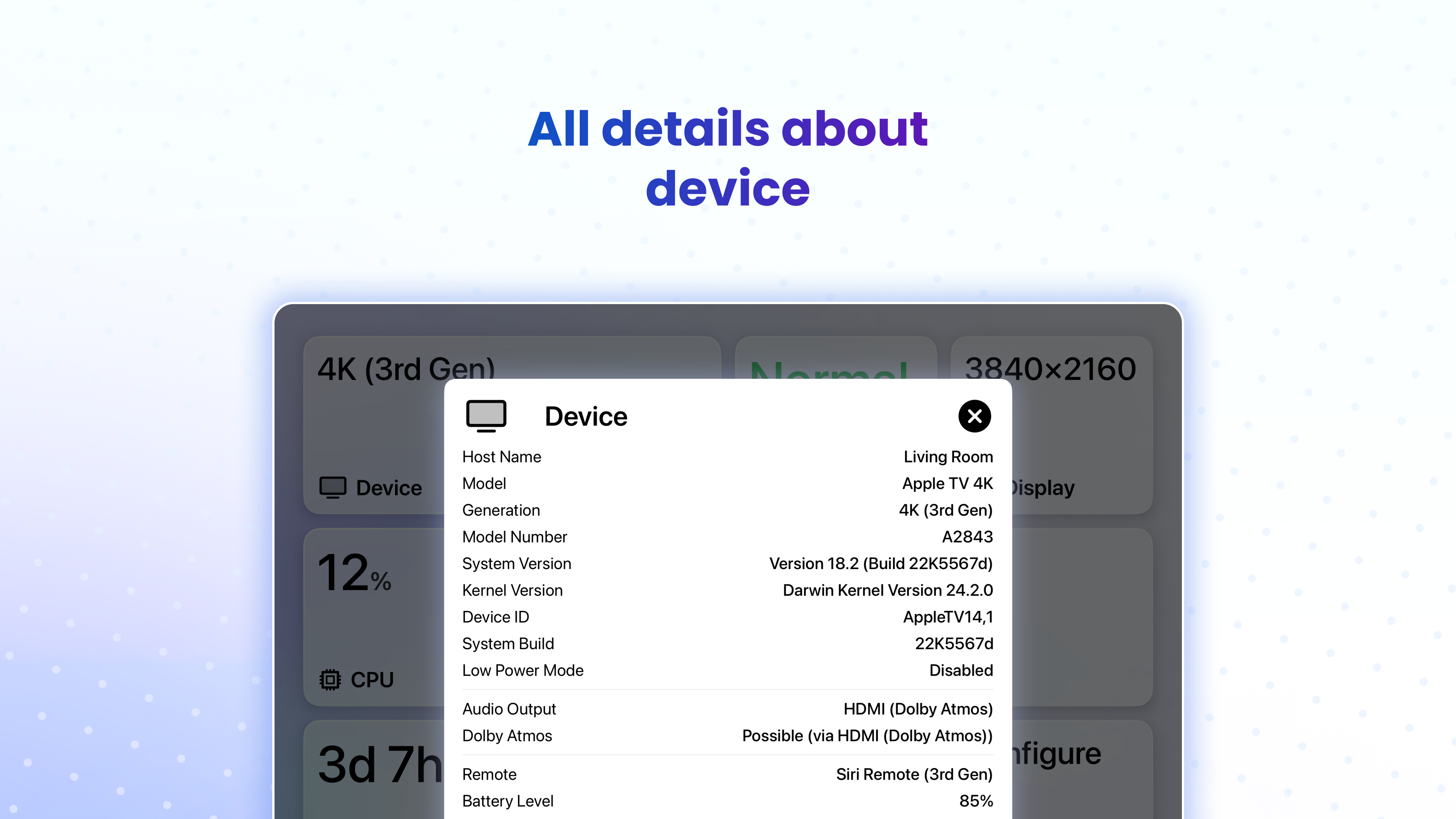 TVStats: System Monitor screenshot 2