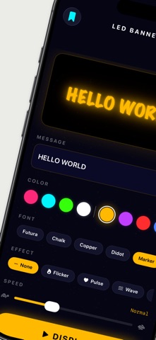 LED Banner: Neon Marquee iPhone screenshot