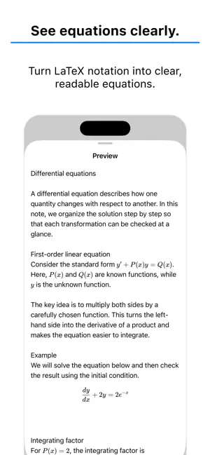 LaTeX Note screenshot 2