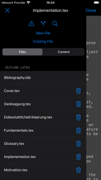 Screenshot #2 pour VerbTeX LaTeX Editor